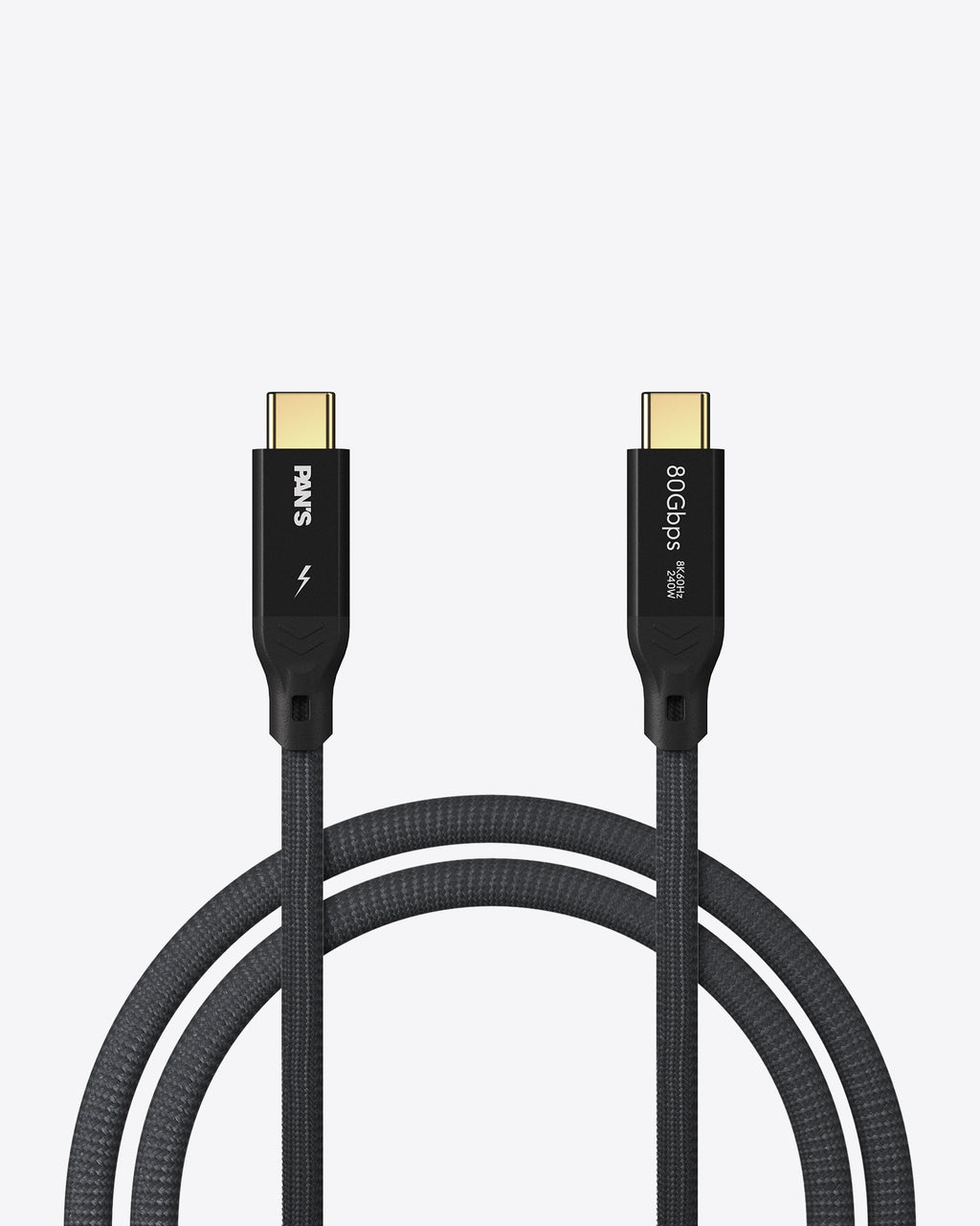 Cable USB-C 2.0 de PAN: Carga ultrarrápida, Pantalla 8K y Transferencia de Datos de Alta Velocidad