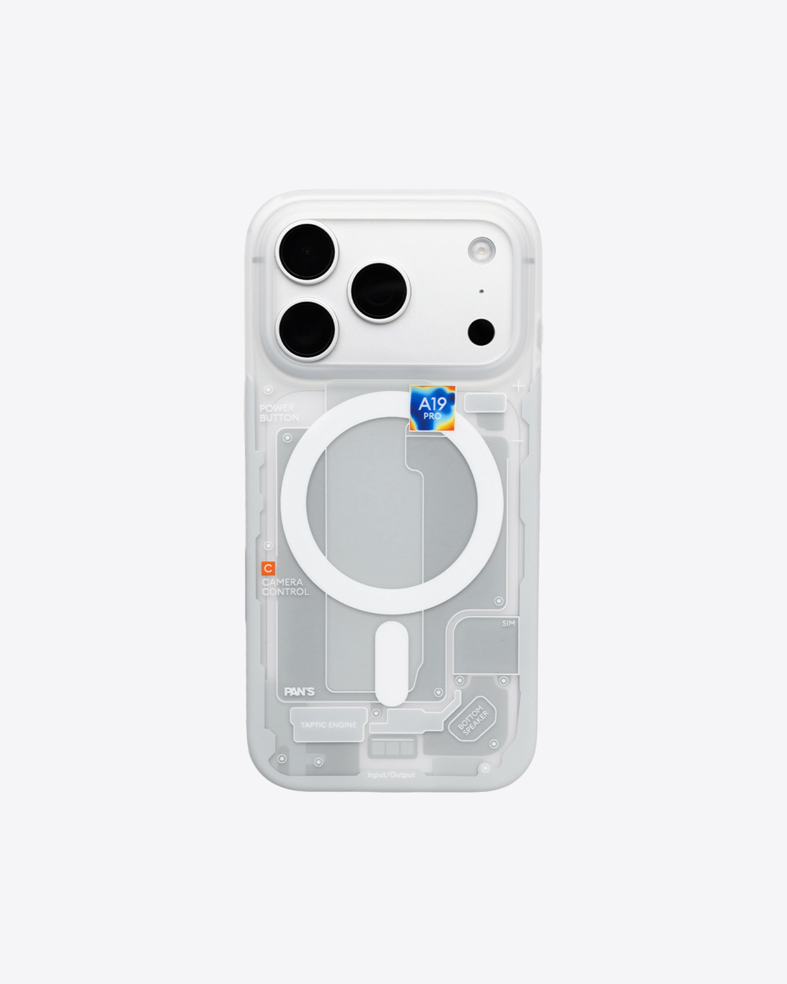 LunaCase Clear 3D Textured iPhone Case with MagSafe