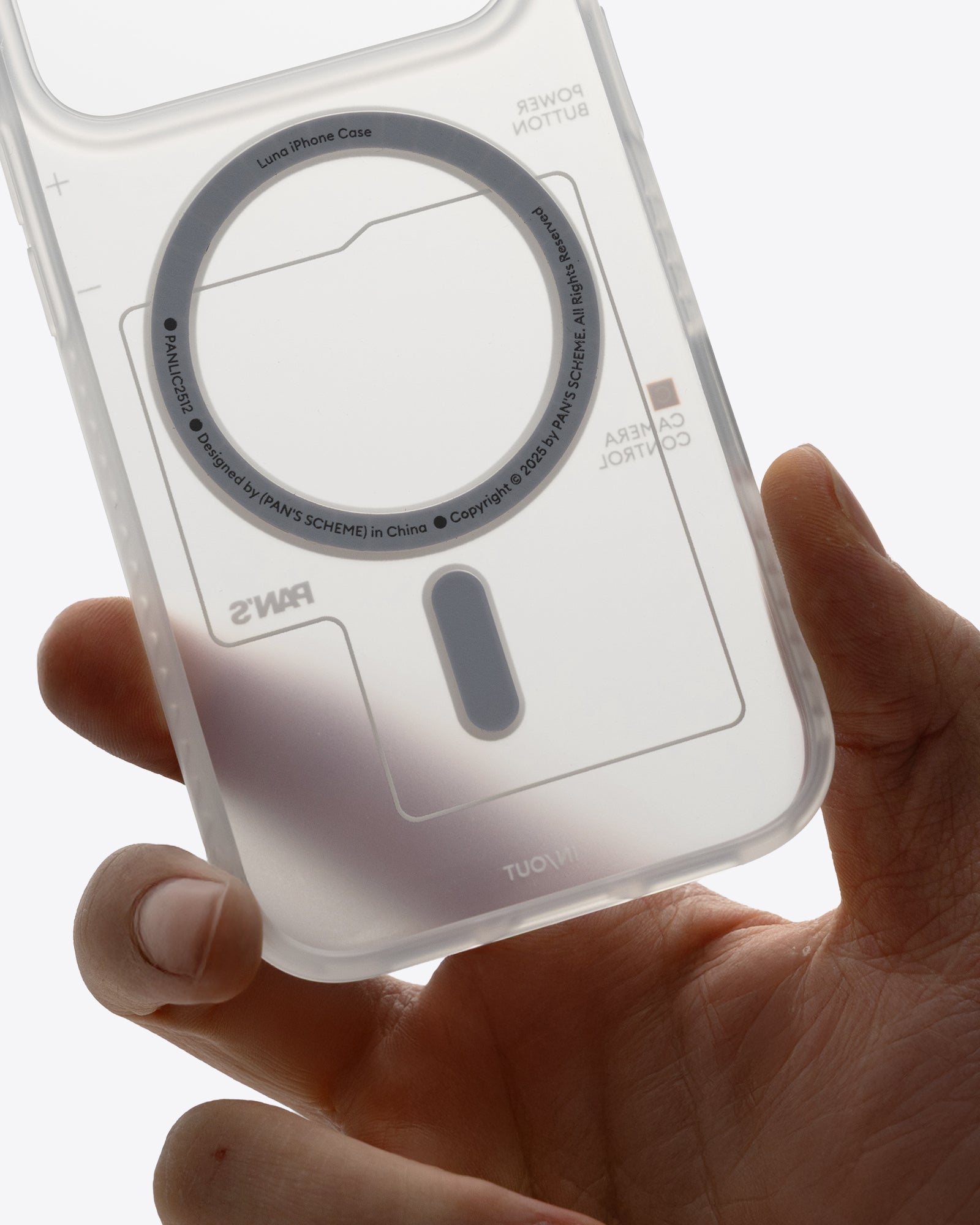 LunaCase Clear 3D Textured iPhone Case with MagSafe
