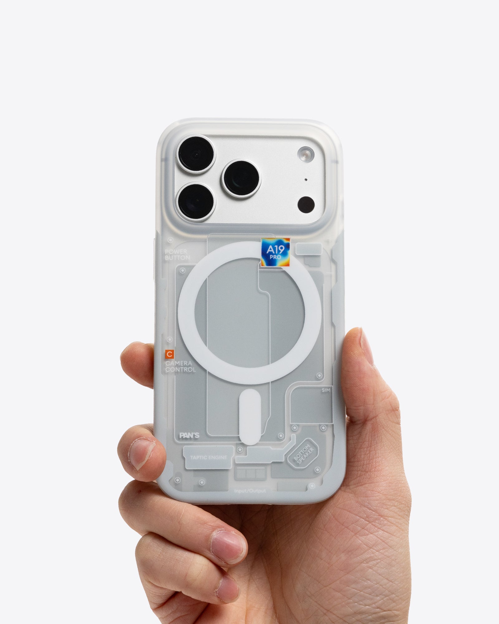 LunaCase Clear 3D Textured iPhone Case with MagSafe