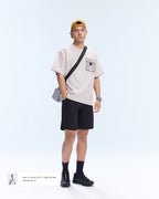 Alltags-T-Shirt mit Workwear-Tasche