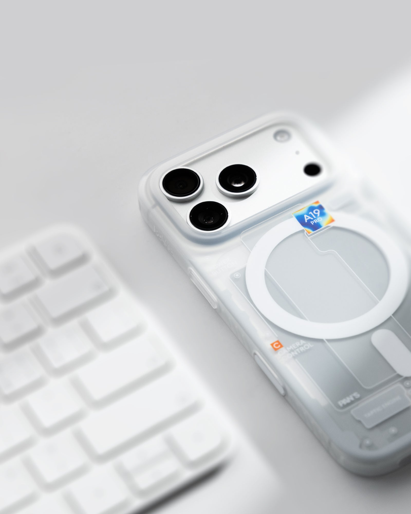 LunaCase Clear 3D Textured iPhone Case with MagSafe