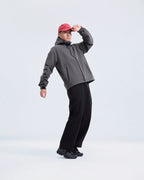 Pantalones utilitarios de nailon de corte relajado