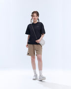 Shorts extensibles en soie de lait pour un confort tout l'été