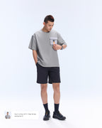 Alltags-T-Shirt mit Workwear-Tasche