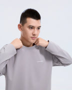 Baju Asas Lengan Panjang Antibakteria | T-Shirt Harian Lembut