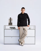 Pantalones utilitarios de nailon de corte relajado