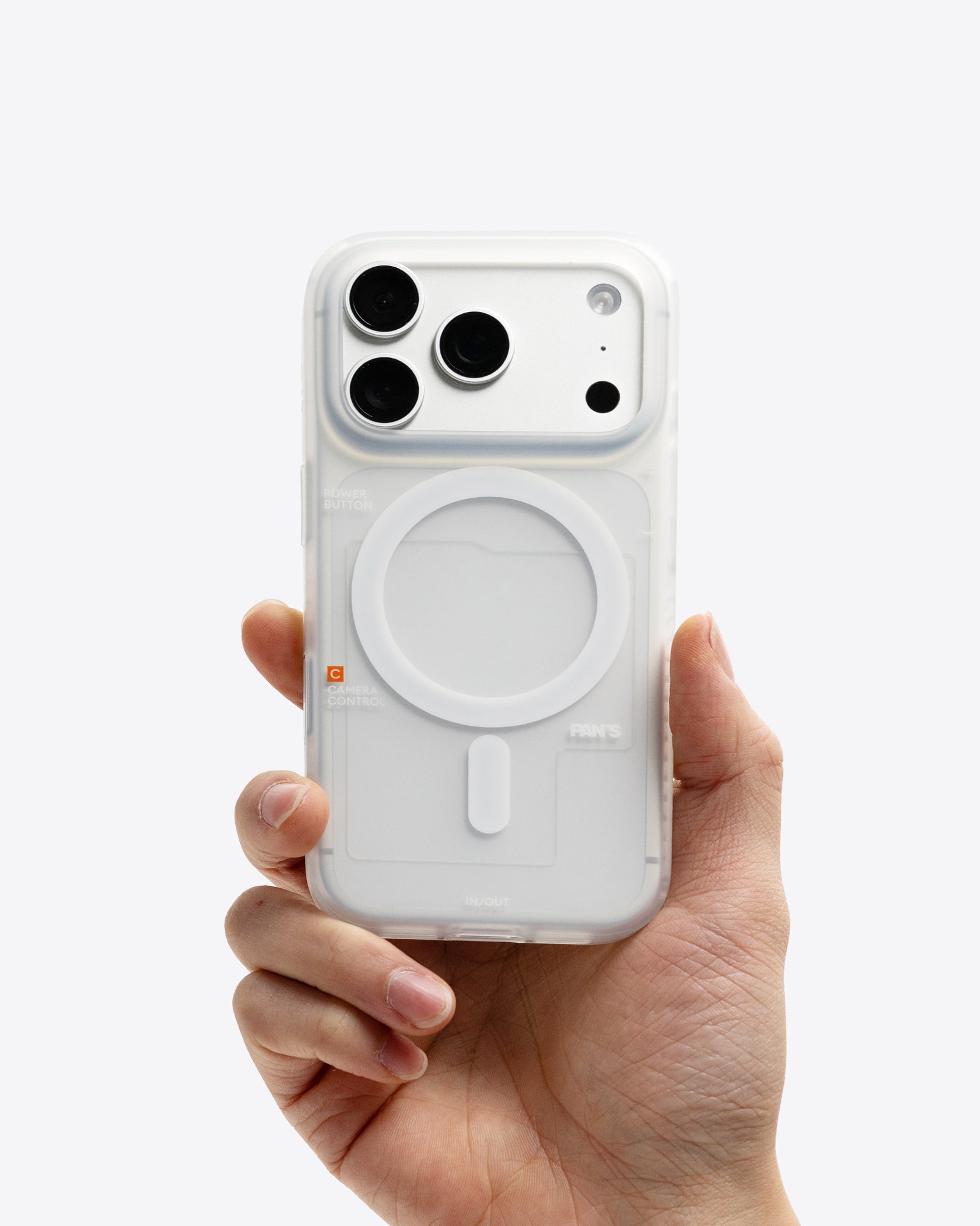 LunaCase Clear 3D Textured iPhone Case with MagSafe